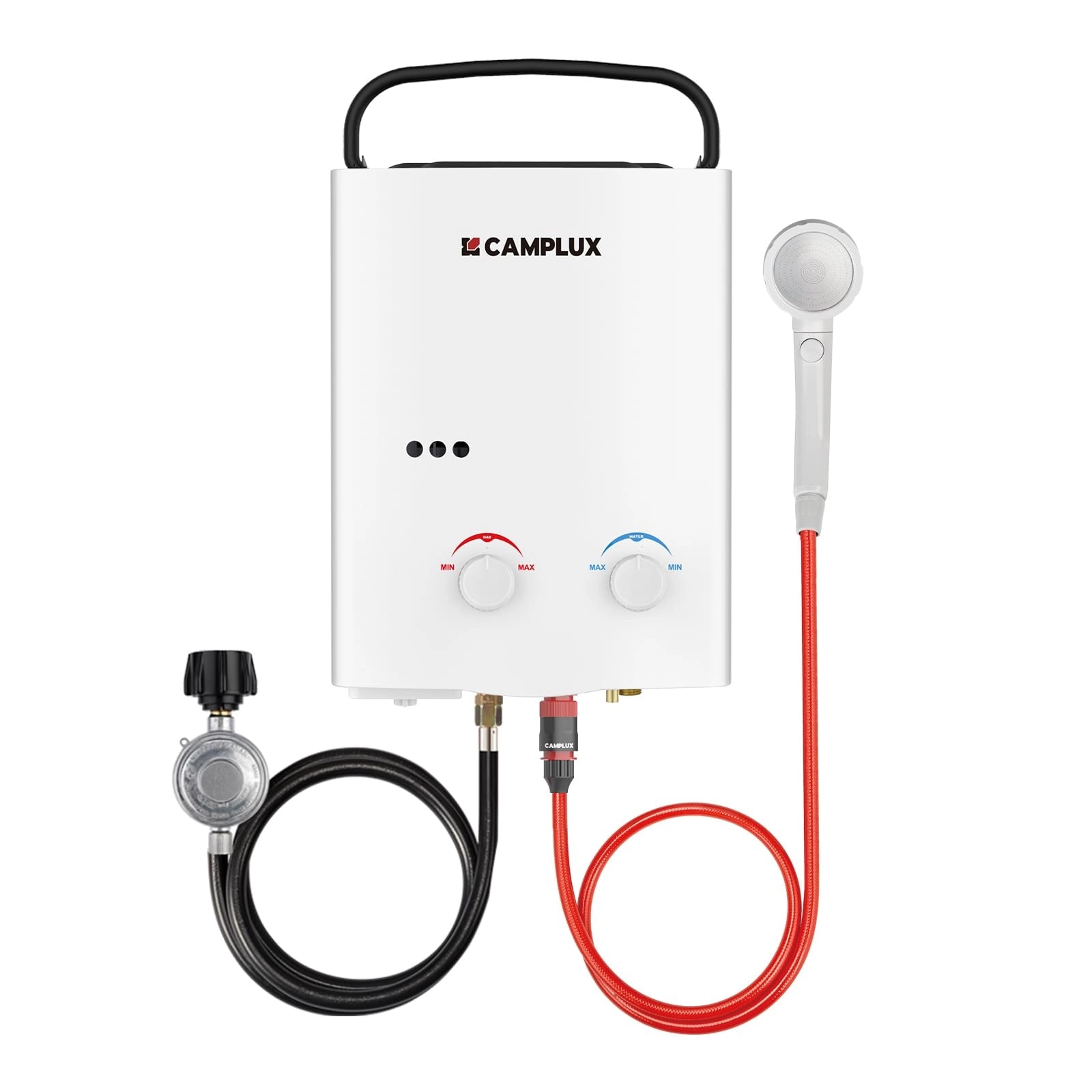 camplux ay132 portable hot water systems white