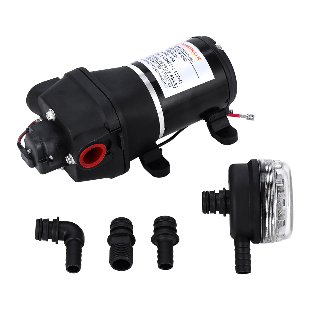 CAMPLUX Outdoor Water Pump 12.5LPM Self-Priming High Pressure Camping Pump 40PSI