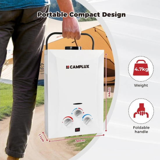 8 Liter Camplux Portable Water Heater