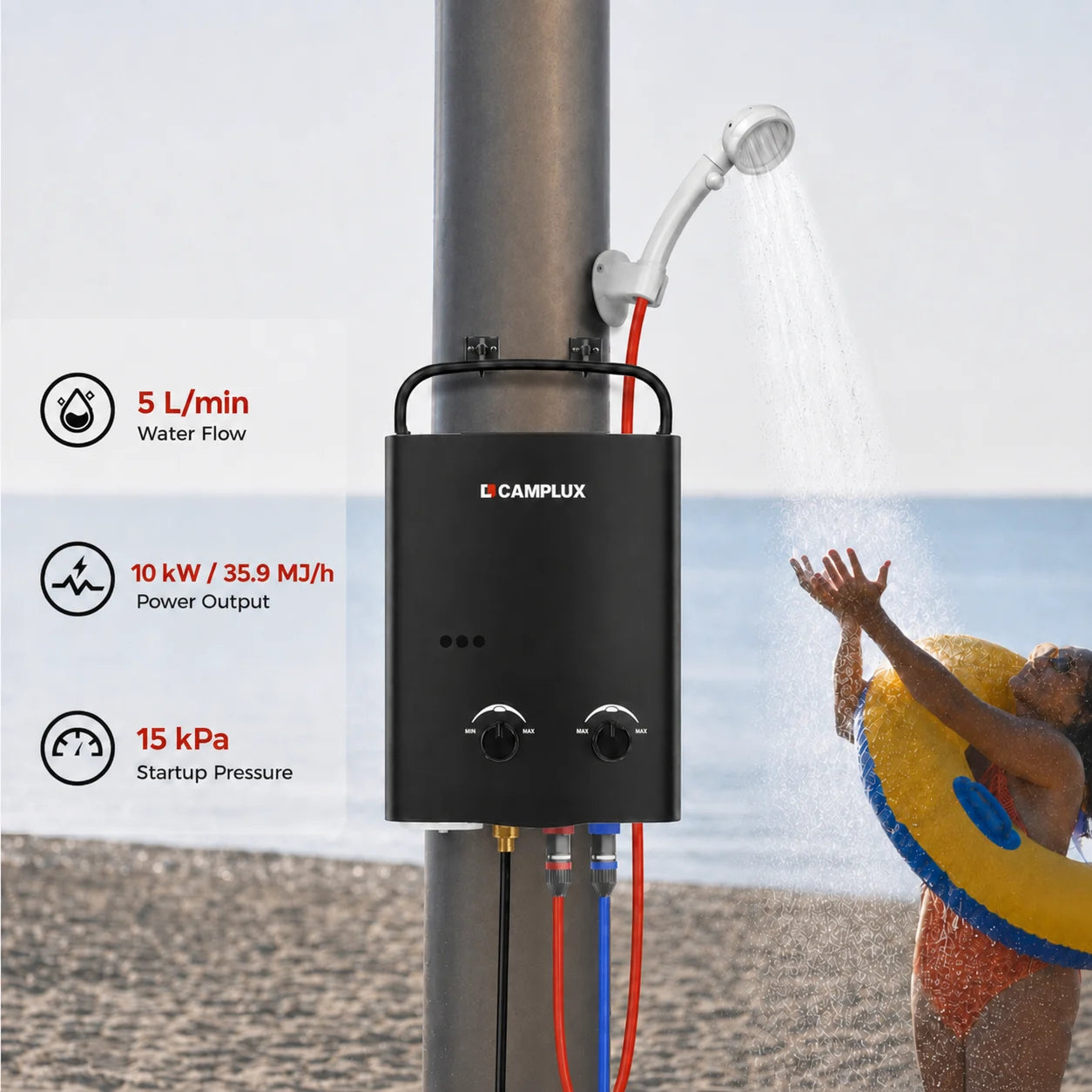 camplux ay132b outdoor shower