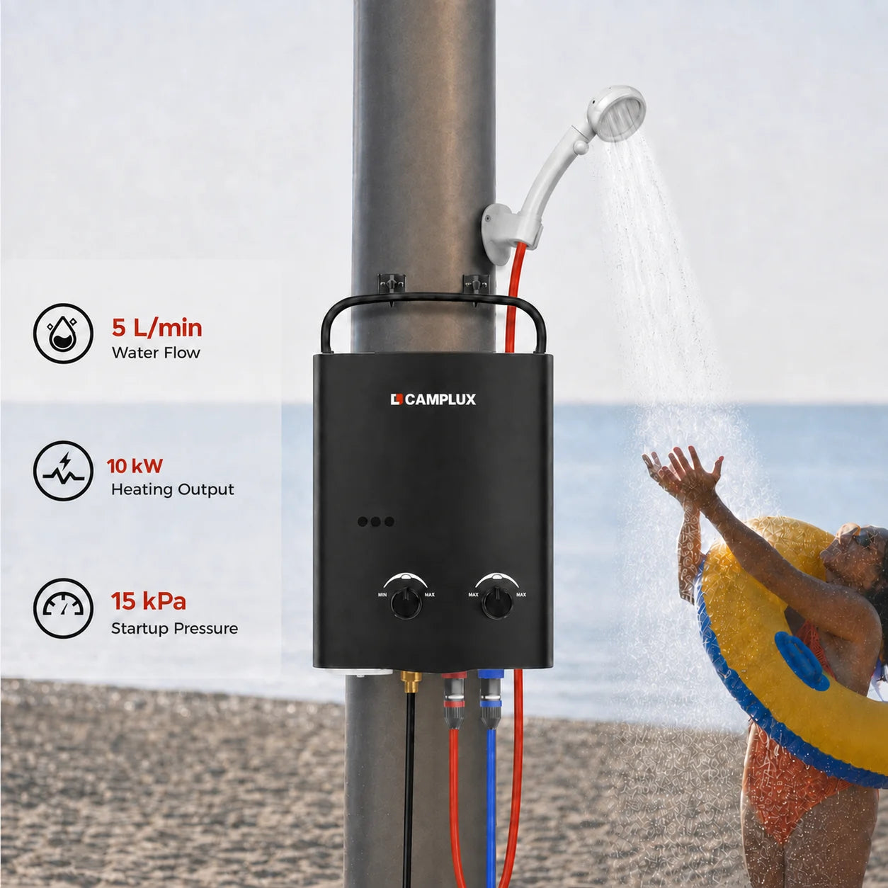 camplux ay132b outdoor shower