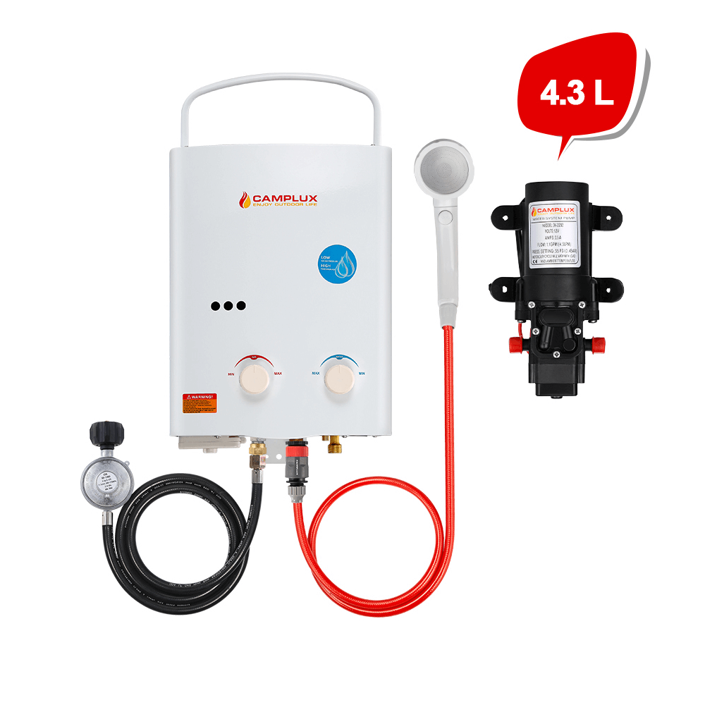 Camplux 5L Outdoor Portable Water Heater – CAMPLUX