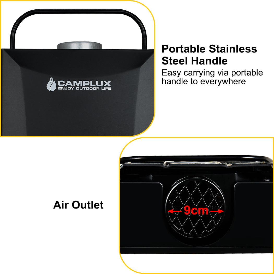 Portable Gas Hot Water Heater Camping 4.3L Pump Shower Stand LPG RV