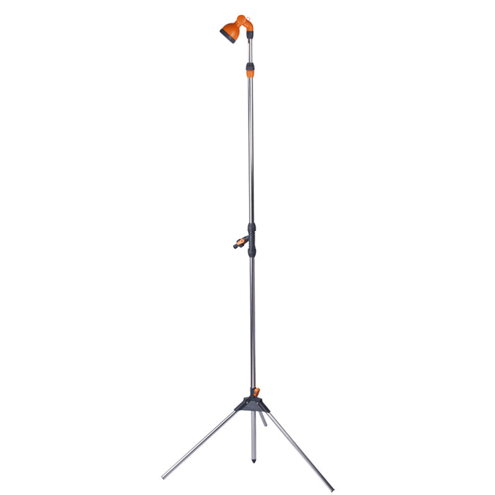 CAMPLUX 2.2M Max Outdoor RV Camping Shower Head & Stand Farmer Trailer